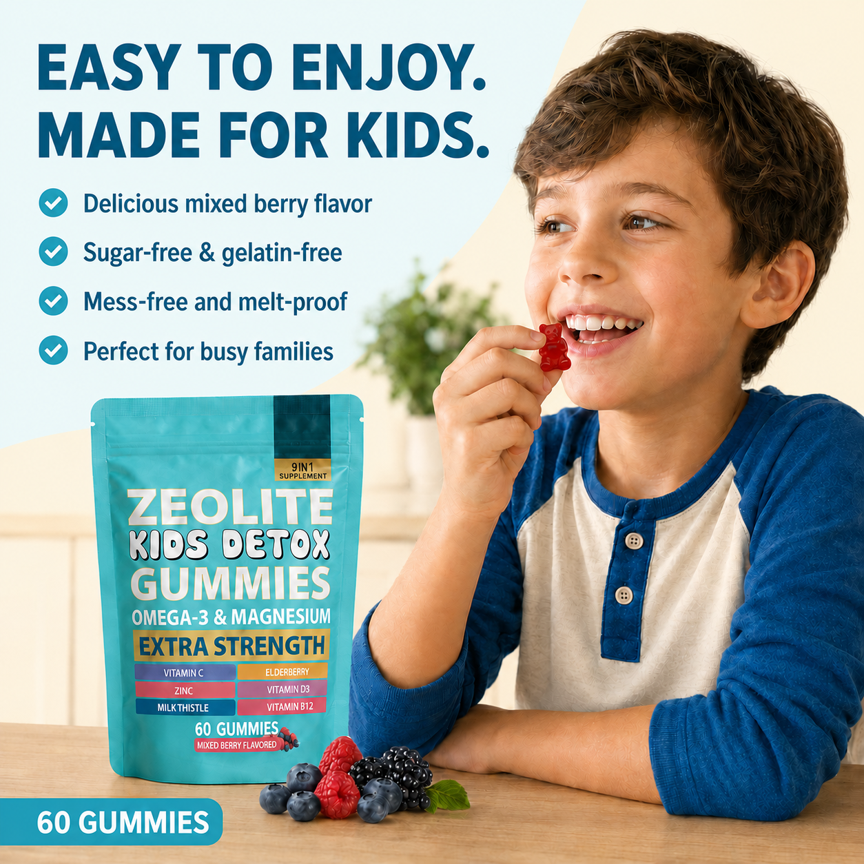 Luvona - Kids Multivitamin & Detox Gummies