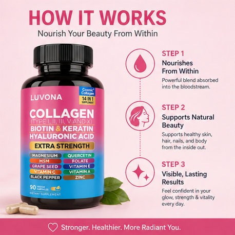 Luvona - Multi-Collagen Capsules