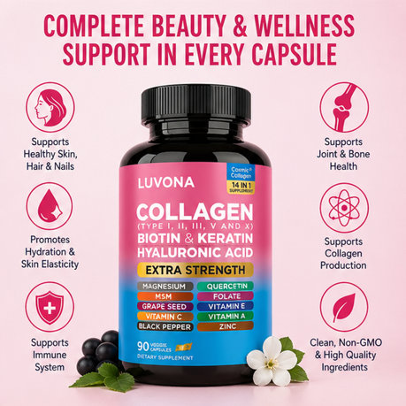 Luvona - Multi-Collagen Capsules