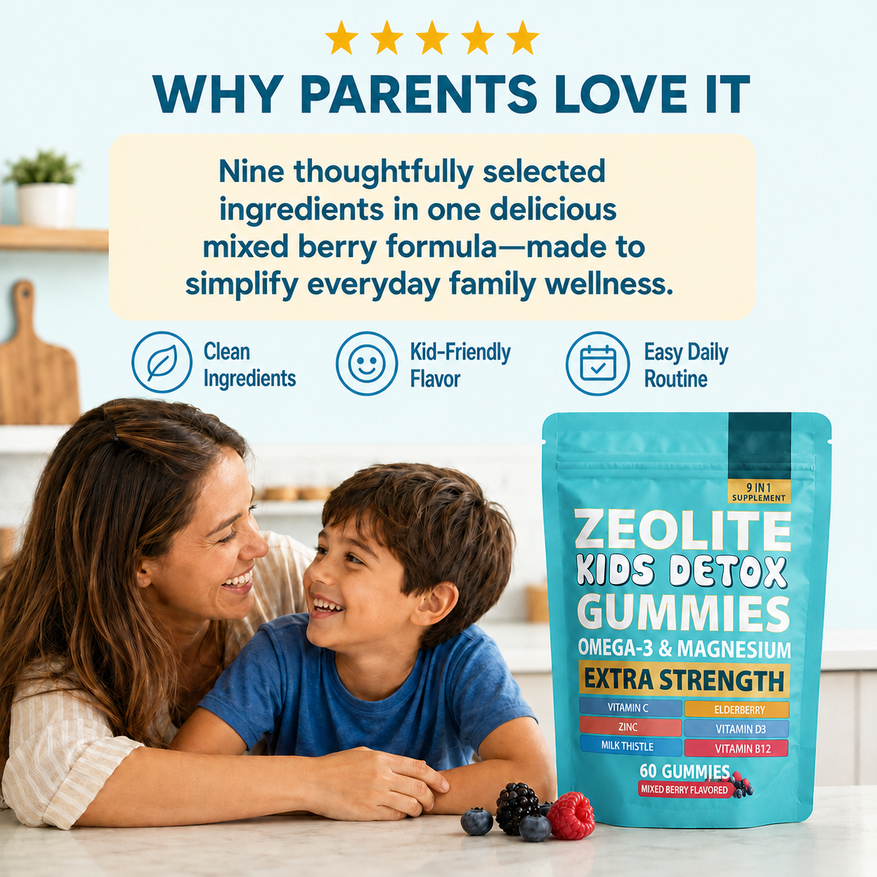 Luvona - Kids Multivitamin & Detox Gummies